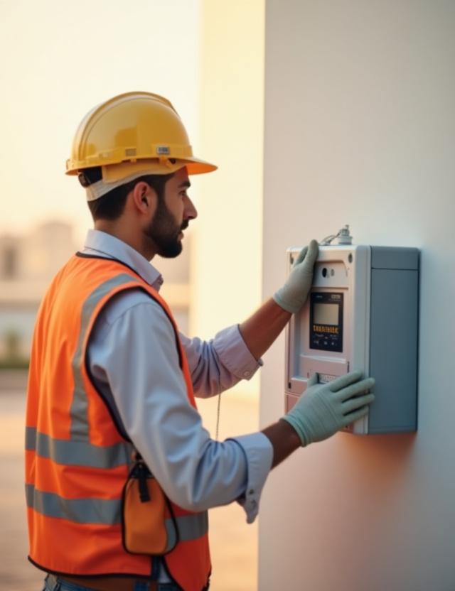 فني صيانة عدادات ذكية